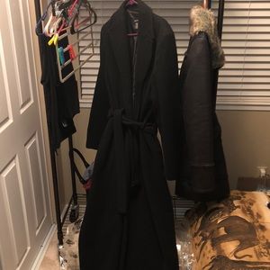 Secret garden wool and cashmere trench coat